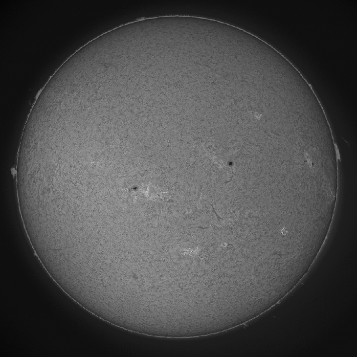 Sonne 2 1/2 Stunden Animation in 10 Sekunden vom 04.04.2025